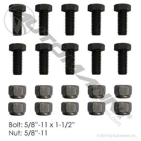 Automann Bolt Kit, Landing Gear, 568.1006 568.1006